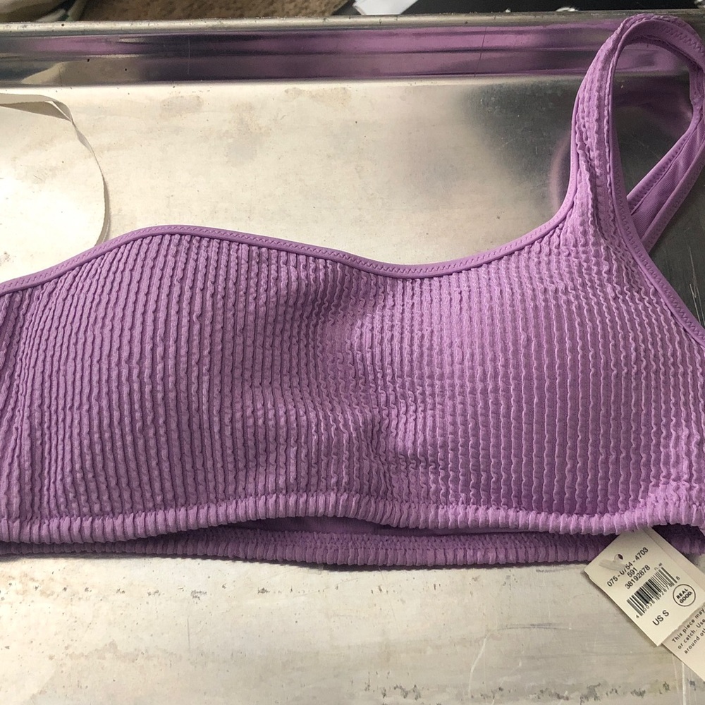 aerie Ribbed Bralette - Lilac